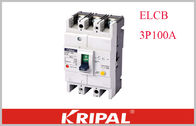 escapamento do CE 3P/corrente residual tipo moldado do atraso do escapamento ELCB da terra do interruptor do caso não
