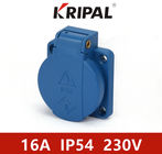 IP54 padrão alemão azul de 16 ampères para o soquete adicional industrial