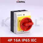 Padrão impermeável do IEC do interruptor UKP do isolador da C.A. de IP65 4P 16A 230-440V