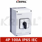 interruptor de comutação industrial da came de 100A IP65 com padrão do IEC do fechamento