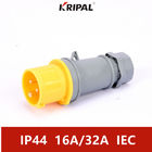 Tomadas industriais habilitados e soquetes do CE IP44 16A 220V de KRIPAL