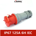 Resistente de alta temperatura do CE IP67 125A 4 Pin Industrial Connector