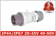 3 tomadas da baixa tensão de Pólo e soquetes internos 40V 50V, padrão IEC309