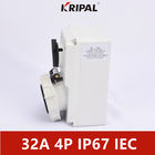 IP67 16A 3P comutou o soquete com padrão mecânico do IEC do bloqueio