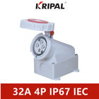 IEC industrial impermeável 32A padrão 4P da combinação do acoplador IP67
