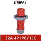IEC industrial impermeável 32A padrão 4P da combinação do acoplador IP67