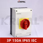 padrão impermeável industrial do IEC do interruptor do isolador de 150A 3P IP65 UKP
