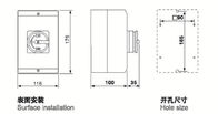 Impermeável Rotatable do interruptor do isolamento da carga do IEC 50A 230-440V IP65