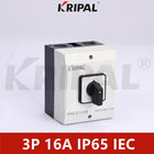 interruptor de came giratório impermeável de 16A 230-440V IP65 com cerco
