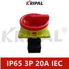 do interruptor giratório da lâmpada de 20A 4P IP65 padrão principal do IEC do interruptor impermeável