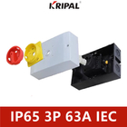 PC IP65 40A padrão do IEC do interruptor de controle da luz do interruptor do isolador de 3 fases