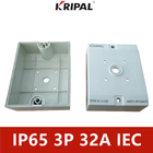 Padrão impermeável do IEC do interruptor IP65 2 Polo 230-440V do isolamento da carga de KRIPAL